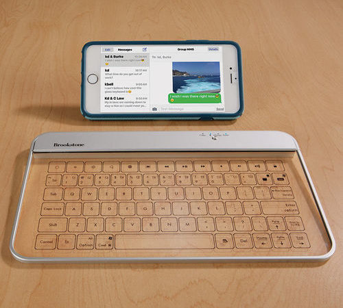 Transparent-Wireless-Glass-Keyboard